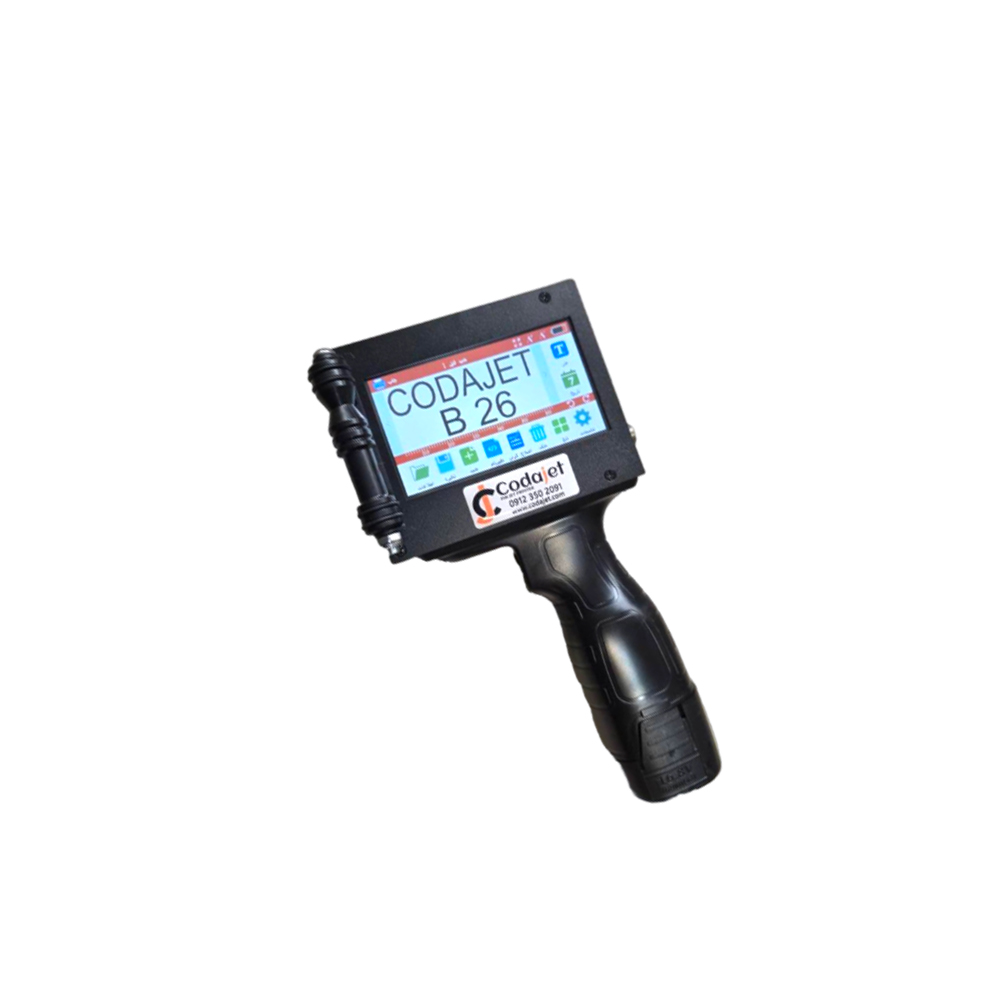 مقایسه جت پرینتر دستی B26 با جت پرینتر دستی B52 2 جت پرینتر دستی کداجت مدل B26